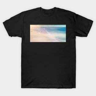 St Ives, harbour beach, original artwork T-Shirt